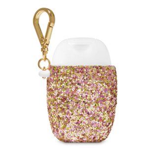 Gold Glitter Hand Sanitizer PocketBac Holder